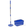 Rectangle Spin Mop Bucket Conjunto con Wringer (2 recargas)